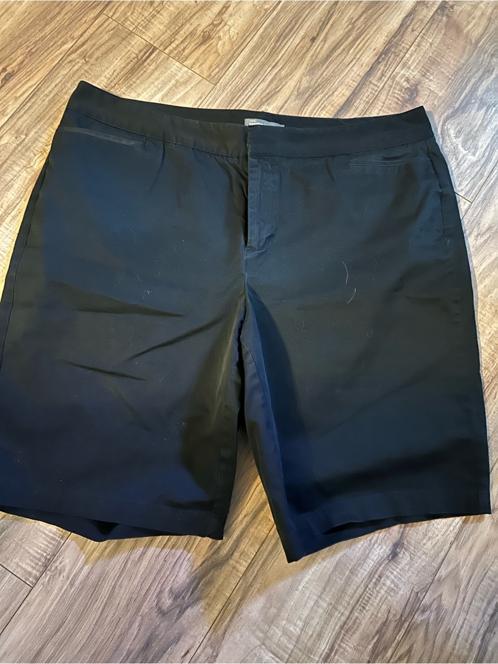 Dockers Black Flat-Front Men's Shorts